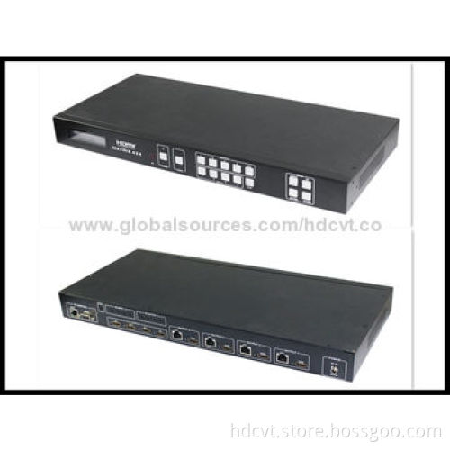 4*4 HDMI Matrix, Over Single UTP, Supports Digital Audio Format